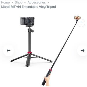 Ulanzi MT-44 Extendable Vlog Tripod